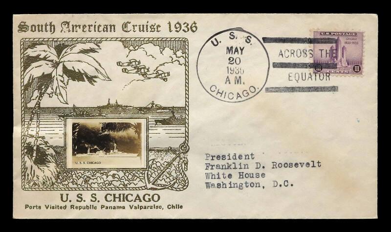 USS Chicago Commemorative Cover