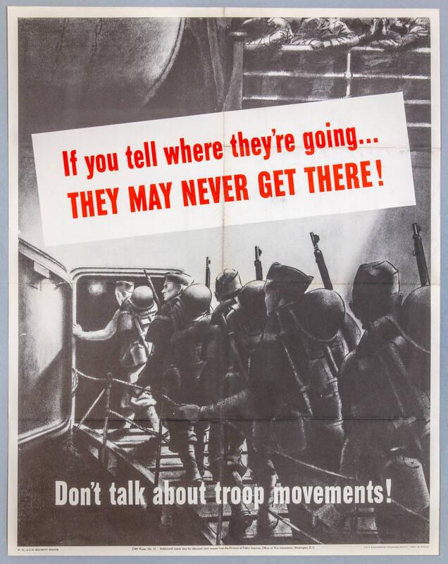 Don’t Talk About Troop Movements!