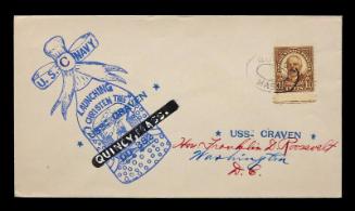 USS Craven Christening Commemorative Cover