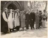 Franklin D. Roosevelt with King George, Queen Elizabeth, Eleanor Roosevelt, and Sara Delano Roo…