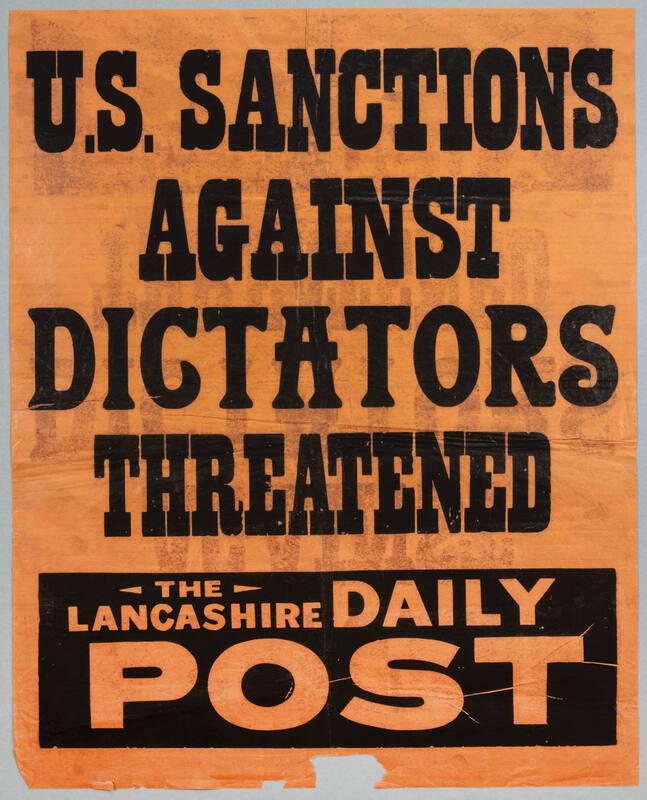 The Lancashire Daily Post Headline Poster