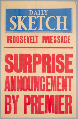 Daily Sketch Headline Poster