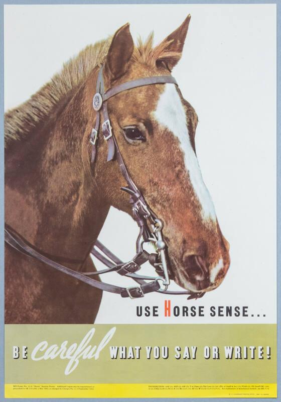 Use Horse Sense . . .