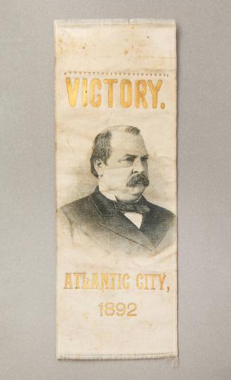 Grover Cleveland Campaign Ribbon, 1892