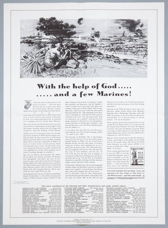 Publicity for War Series, No. 6: With the Help of God . . . . . and a Few Marines!