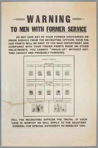 Warning to Men With Former Service