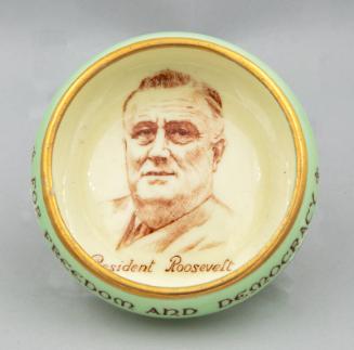 Franklin D. Roosevelt Commemorative Dish