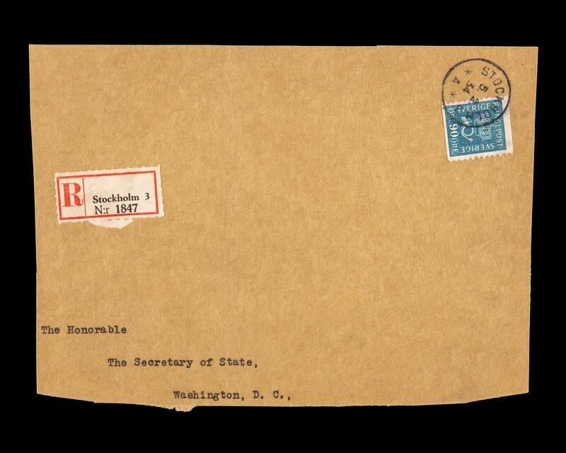 American Consular Service Stamp Cover Remnant