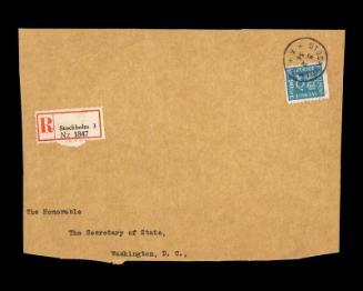 American Consular Service Stamp Cover Remnant