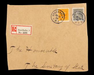 American Consular Service Stamp Cover Remnant