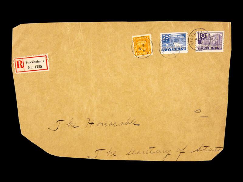 American Consular Service Stamp Cover Remnant