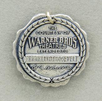 Warner Brothers Theatres Pass, 1941