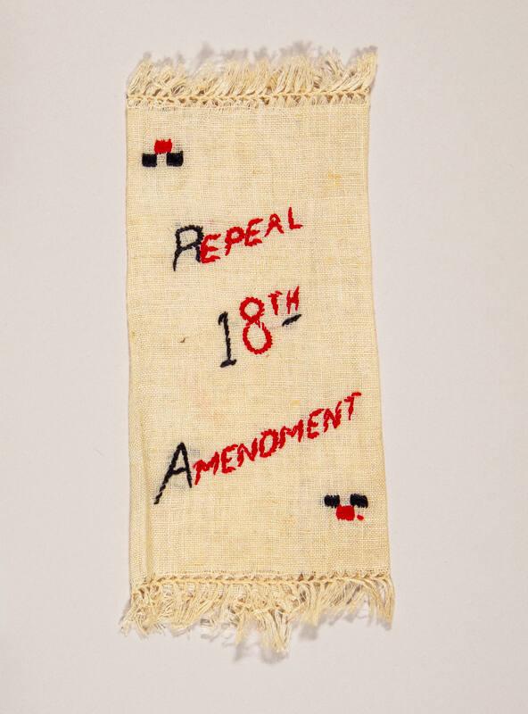 Repeal 18th Amendment Campaign Ribbon, 1932