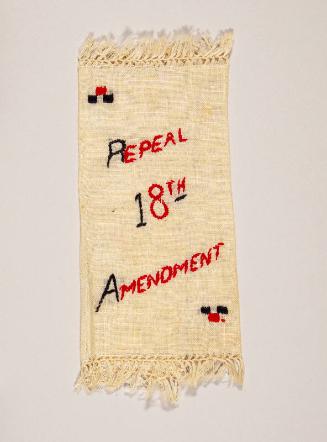 Repeal 18th Amendment Campaign Ribbon, 1932