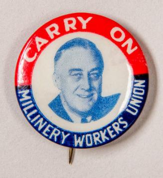 Roosevelt Campaign Button, 1940
