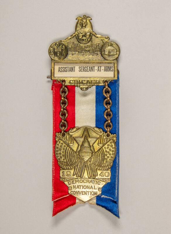 Democratic National Convention Badge, 1940