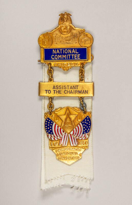 Democratic National Convention Badge, 1940