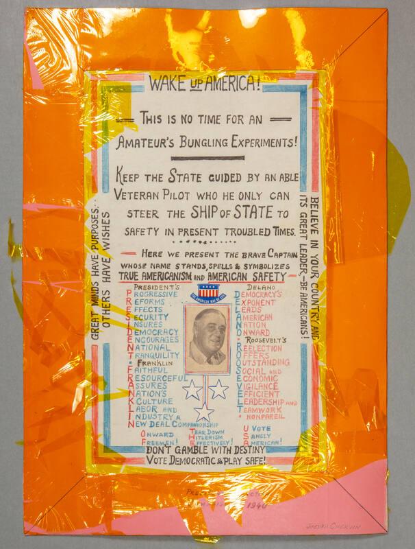Roosevelt Campaign Poster, 1940