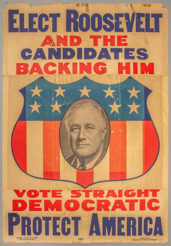 Roosevelt Campaign Poster, 1940