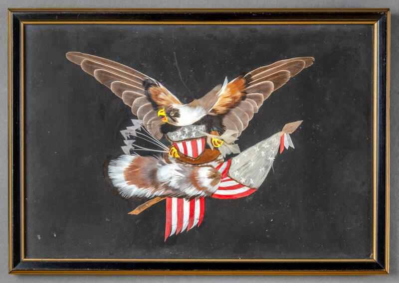 Featherwork Patriotic Picture