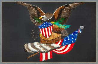 Featherwork Patriotic Picture