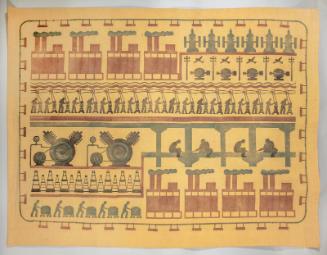 WPA Block Printed Wall Hanging