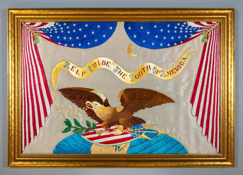 Embroidered Patriotic Picture