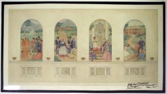 Study for Mural at Charles E. Nichols Junior High School