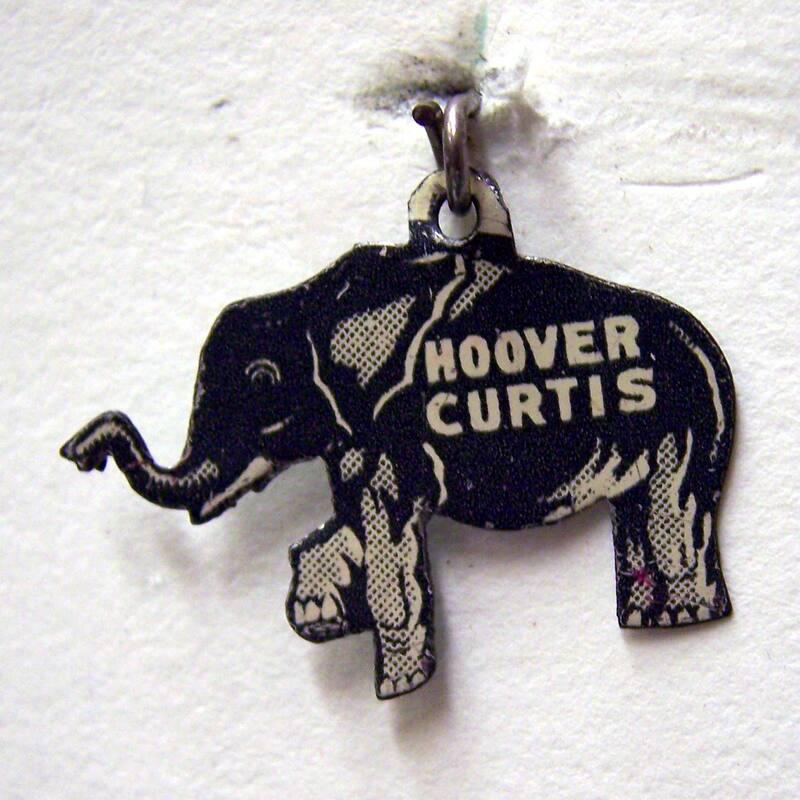 Hoover and Curtis Campaign Pin, 1932