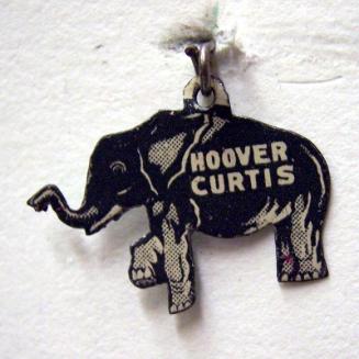 Hoover and Curtis Campaign Pin, 1932