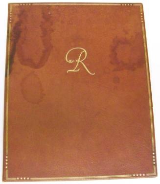 Monogrammed Leather Portfolio