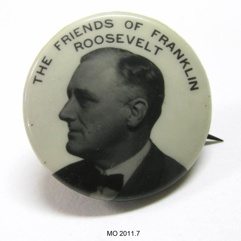 Roosevelt Campaign Button, 1932
