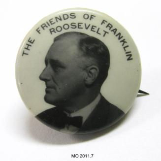 Roosevelt Campaign Button, 1932